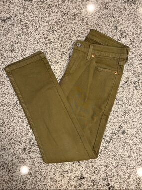 Levi's 511 Slim Jeans in Olive Green